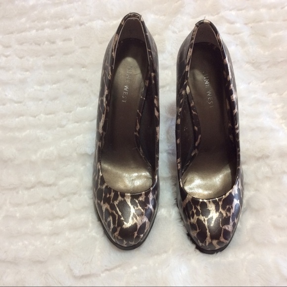 Nine West Shoes - Nine West Pixiegirl Animal Print Heels 6